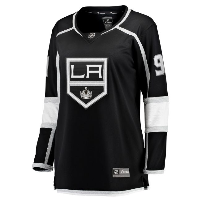 Carl Grundstrom Los Angeles Kings Fanatics Women's Home Breakaway Player Jersey - Black - Image 2