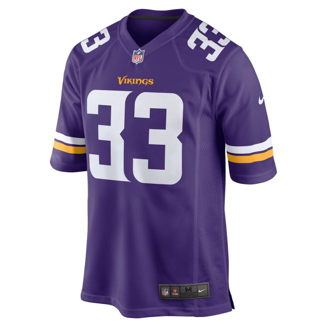 Brian Asamoah Minnesota Vikings Player Game Jersey - Purple - Image 2