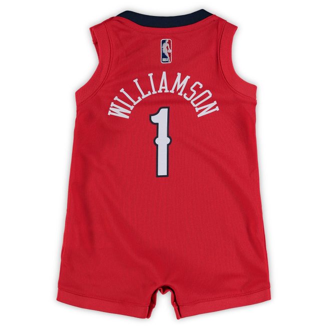 Zion Williamson New Orleans Pelicans Infant Replica Jersey - Red - Image 3