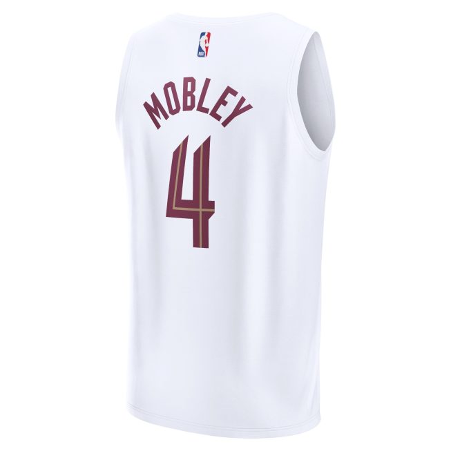 Evan Mobley Cleveland Cavaliers Fanatics Fast Break Replica Jersey - Association Edition - White - Image 3