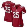 Zaven Collins 25 Arizona Cardinals Women GameJersey - Cardinal