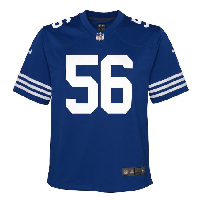 Quenton Nelson 56 Indianapolis Colts YOUTH Game Jersey - Royal - Image 2