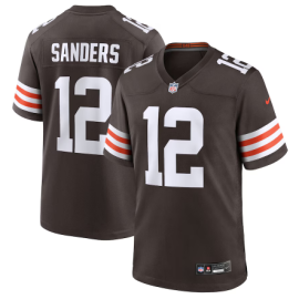 Cleveland Browns Shedeur Sanders Brown 2025 Draft Game Jersey