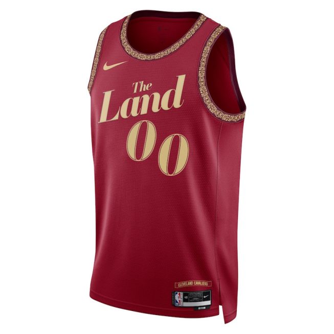 Cleveland Cavaliers 2023/24 City Edition Swingman Custom Jersey - Wine - Image 2