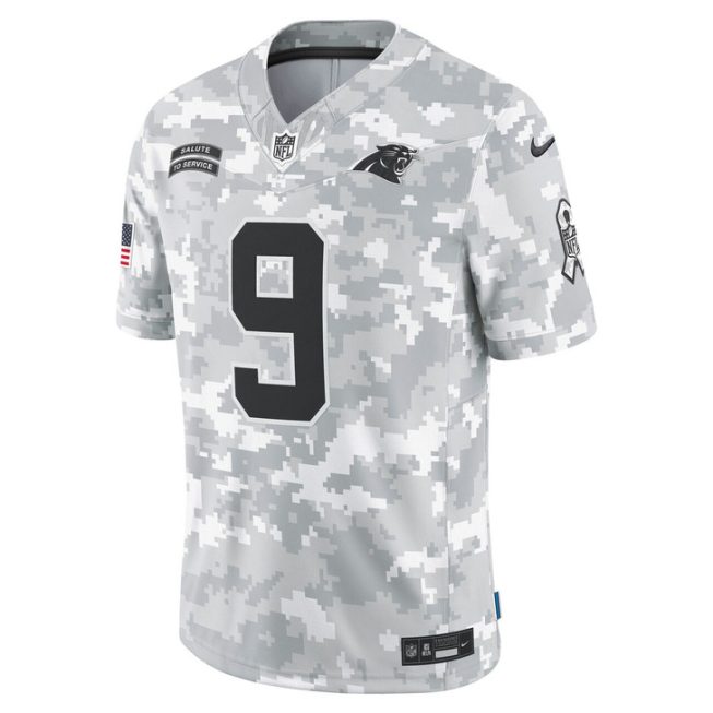 Bryce Young Carolina Panthers 2024 Salute to Service Limited Jersey - Arctic Camo - Image 2
