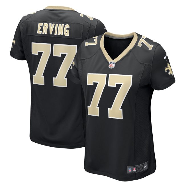 Cameron Erving New Orleans Saints Women's Game Jersey - Black