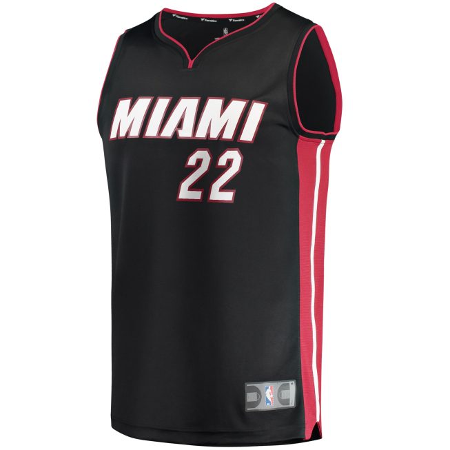 Jimmy Butler Miami Heat Fanatics Fast Break Player Jersey - Icon Edition - Black - Image 2