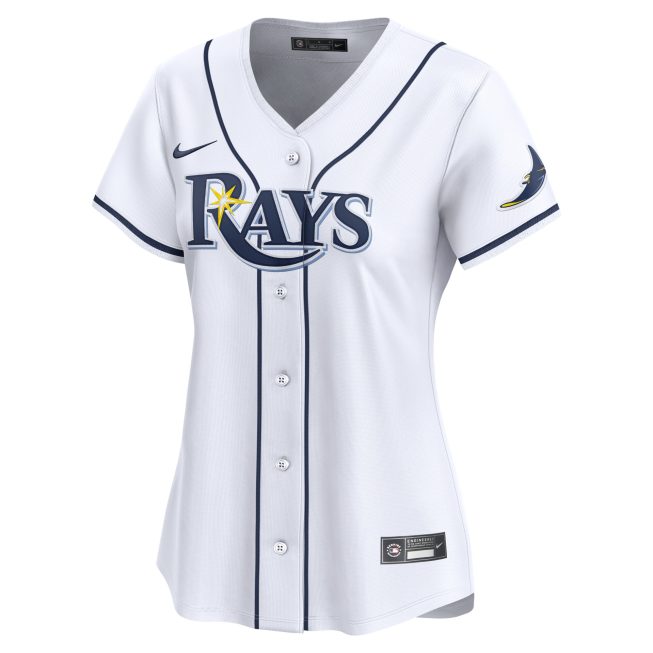 Brandon Lowe Tampa Bay Rays Women's Home Limited Player Jersey - White - Image 2