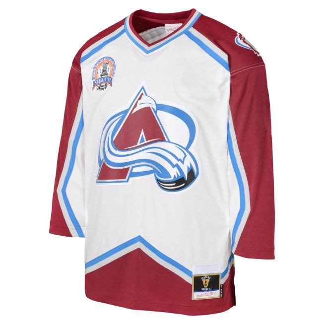Colorado Avalanche Mitchell & Ness Youth 2000 Blue Line Player Jersey - Blue - Image 2