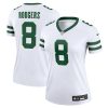 Aaron Rodgers 8 New York Jets Women Alternate Legend Jersey - Spotlight White