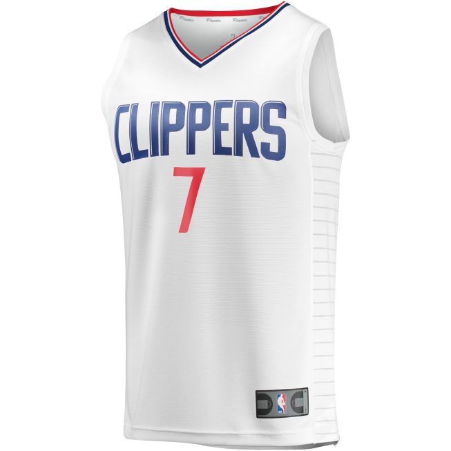 Amir Coffey LA Clippers Fanatics Fast Break Player Jersey - Association Edition - White - Image 2