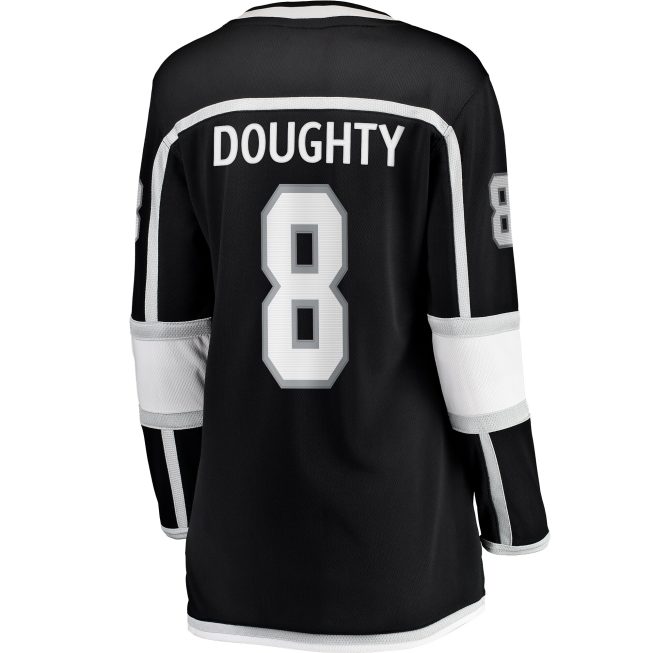 Drew Doughty Los Angeles Kings Fanatics Women's Home Breakaway Player Jersey - Black - Image 3