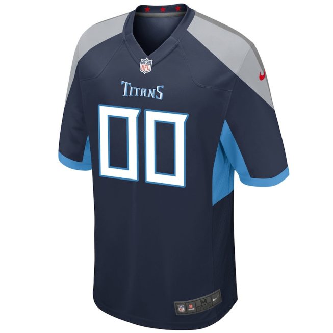 Tennessee Titans YOUTH Custom Game Jersey - Navy - Image 2