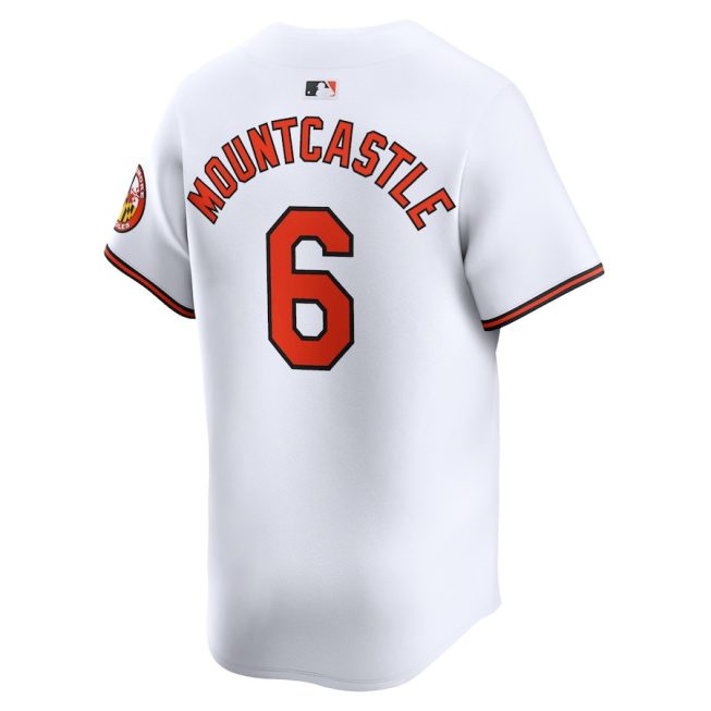Ryan Mountcastle 6 Baltimore Orioles Home Limited Player Men Jersey - White - Image 3