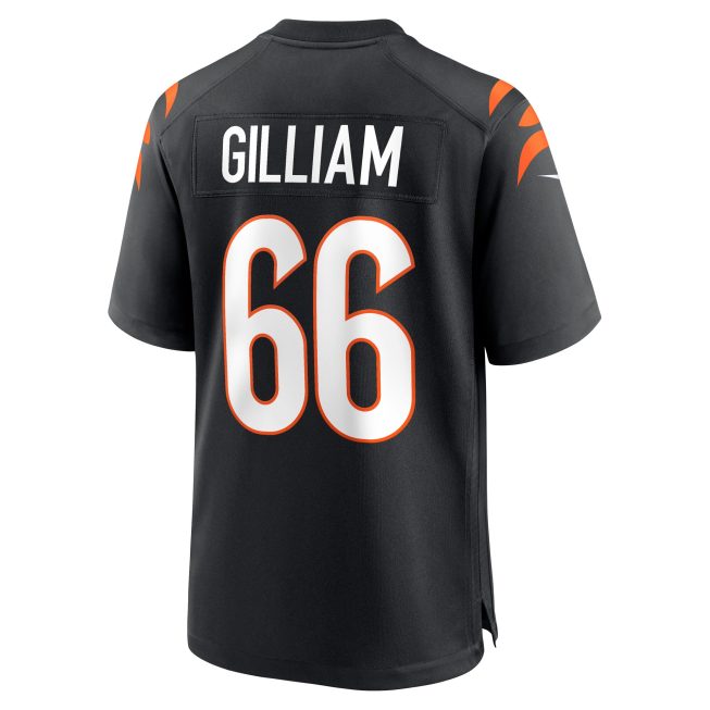 Nate Gilliam Cincinnati Bengals Game Player Jersey - Black - Image 3