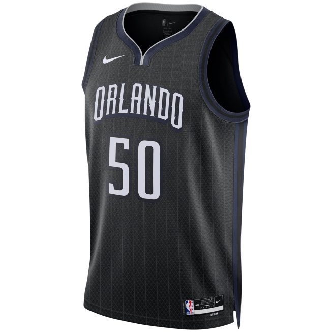 Cole Anthony Orlando Magic Unisex 2022/23 Swingman Jersey - City Edition - Black - Image 2