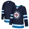 Winnipeg Jets Home Authentic Blank Jersey - Navy