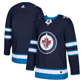 Winnipeg Jets Home Authentic Blank Jersey - Navy