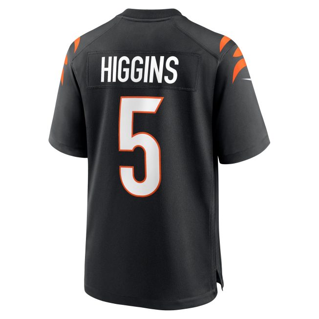 Tee Higgins Cincinnati Bengals Game Player Jersey - Black - Image 3