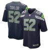Darrell Taylor 52 Seattle Seahawks Men Game Jersey - College Navy