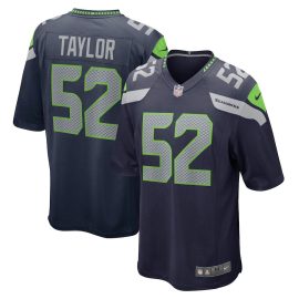Darrell Taylor 52 Seattle Seahawks Men Game Jersey - College Navy