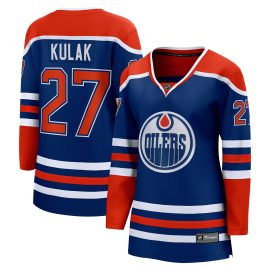 Brett Kulak Edmonton Oilers Fanatics Women's Home Breakaway Player Jersey - Royal