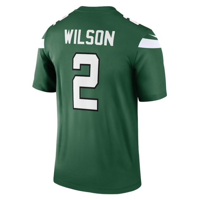 Zach Wilson 2 New York Jets Men Legend Jersey - Gotham Green - Image 3