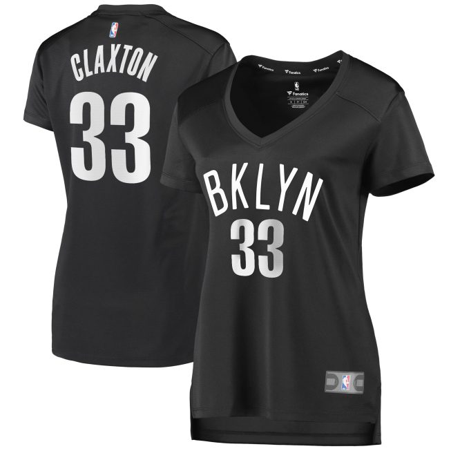 Nicolas Claxton Brooklyn Nets Fanatics Women's Fast Break Player Jersey - Statement Edition - Charcoal