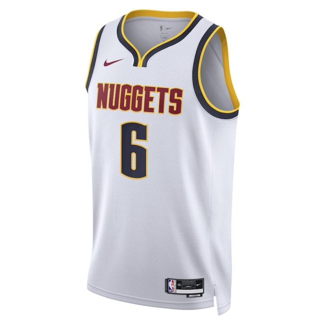 DeAndre Jordan 6 Denver Nuggets Unisex Swingman Jersey - Association Edition - White - Image 2