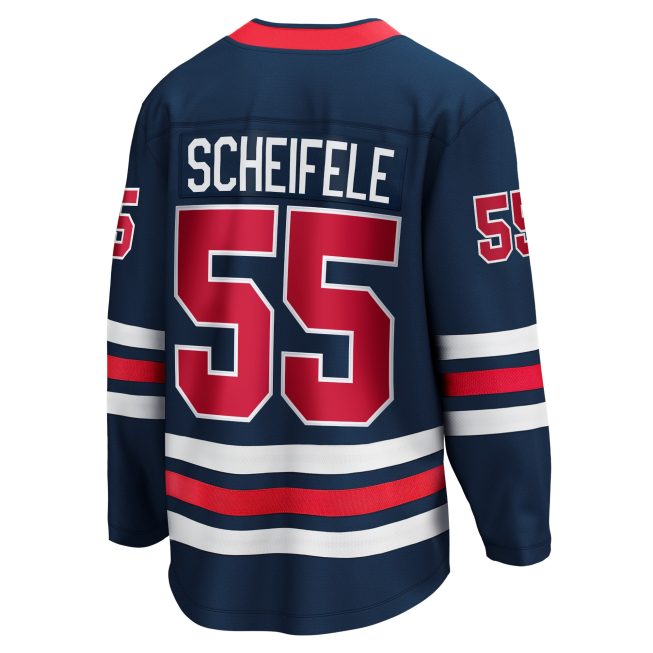 Mark Scheifele Winnipeg Jets Fanatics Alternate Premier Breakaway Player Jersey - Navy - Image 3