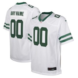 New York Jets Custom YOUTH Legacy Game Jersey - White