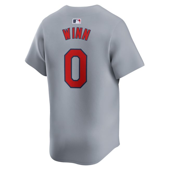 Masyn Winn St. Louis Cardinals Away Limited Player Jersey - Gray - Image 3