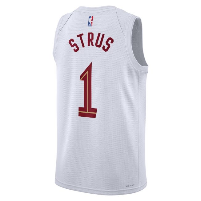 Max Strus 1 Cleveland Cavaliers Unisex Swingman Jersey - Association Edition - White - Image 3