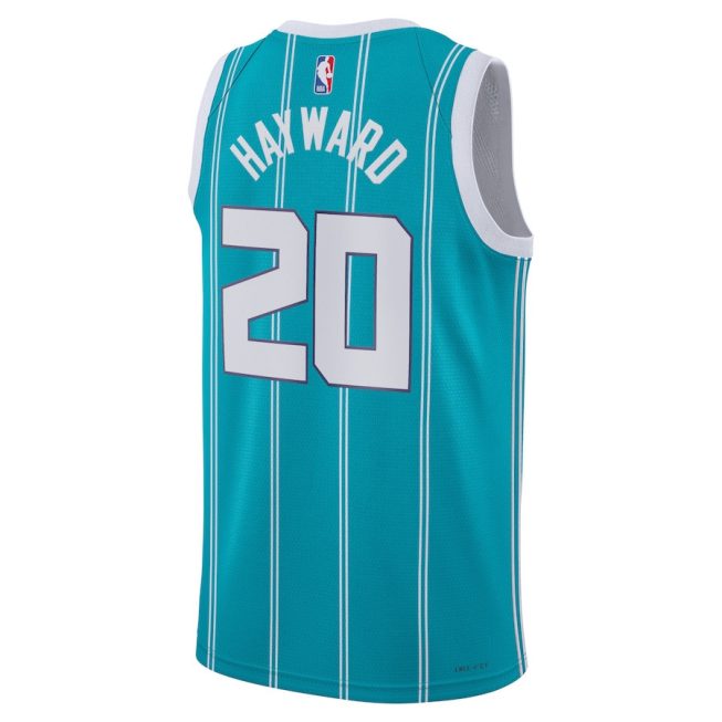 Gordon Hayward 20 Charlotte Hornets Unisex Swingman Jersey - Icon Edition - Teal - Image 3