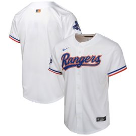 Texas Rangers Youth 2024 Gold Collection Limited Jersey - White
