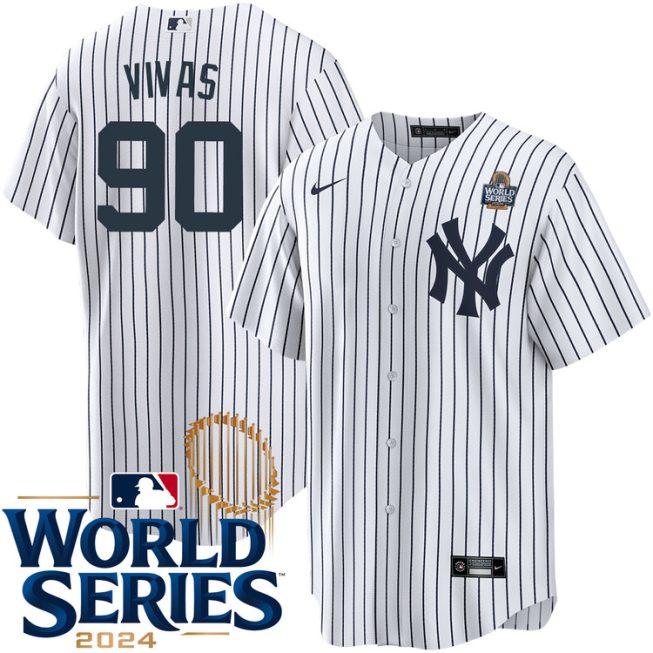 Jorbit Vivas New York Yankees Home World Series Jersey