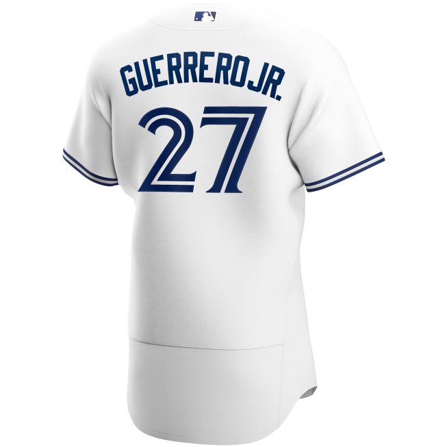 Vladimir Guerrero Jr. Toronto Blue Jays Home Authentic Player Jersey - White - Image 3