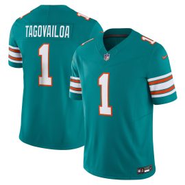 Tua Tagovailoa Miami Dolphins Vapor F.U.S.E. Limited Jersey - Aqua
