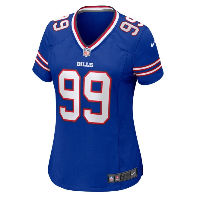 Tim Settle Buffalo Bills Women's Game Jersey - Royal - Image 2