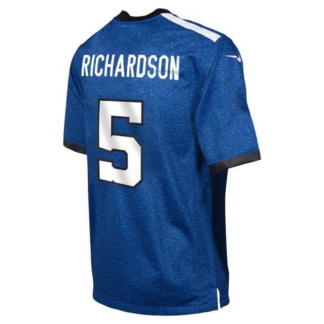 Anthony Richardson 5 Indianapolis Colts YOUTH Alternate Game Jersey - Royal - Image 3