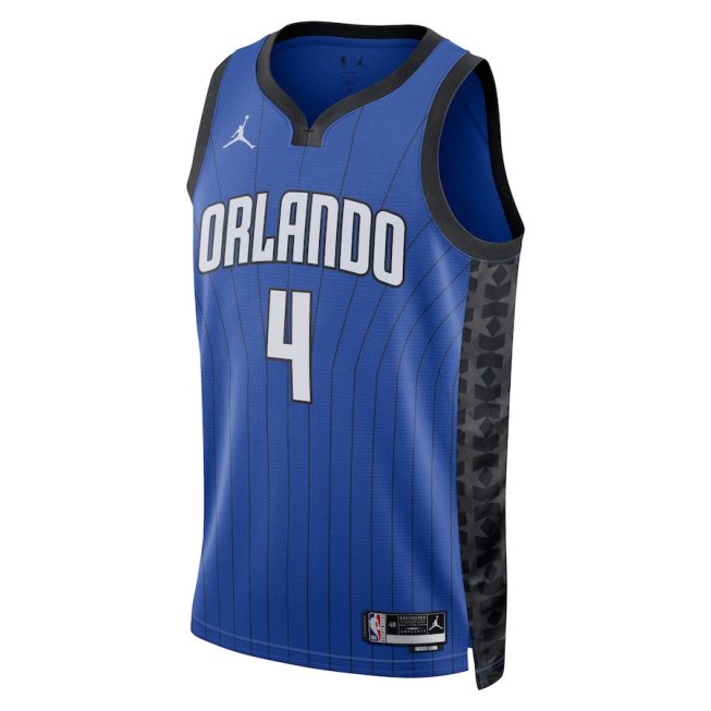 Jalen Suggs 4 Orlando Magic Unisex Swingman Jersey - Statement Edition - Royal - Image 2