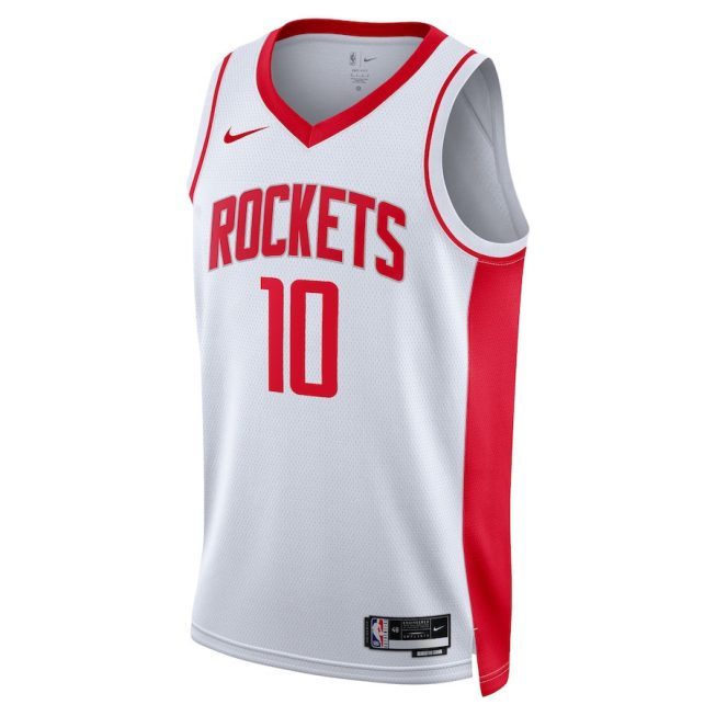 Jabari Smith Jr. 10 Houston Rockets 2023/24 Association Edition Swingman Jersey - White - Image 2