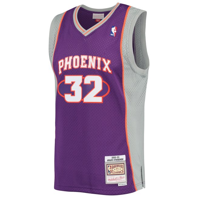 Amar'e Stoudemire Phoenix Suns Mitchell & Ness 2001/02 Hardwood Classics Swingman Jersey - Purple - Image 2