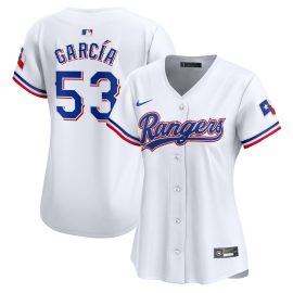 Adolis Garcia Texas Rangers Women's Home Limited Player Jersey - White