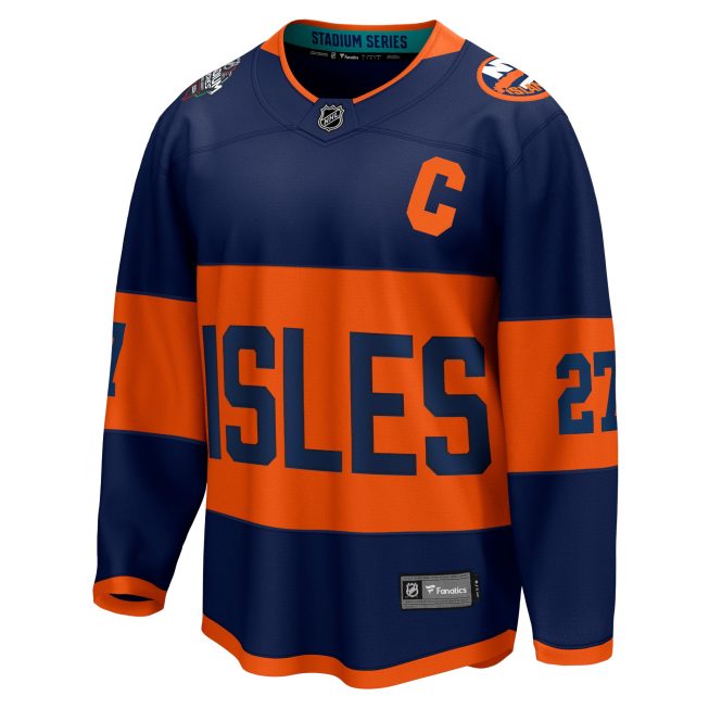Anders Lee New York Islanders Fanatics 2024 Stadium Series Breakaway Player Jersey - Navy - Image 2