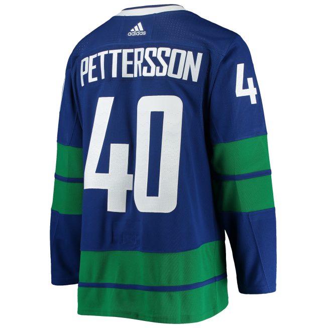 Elias Pettersson Vancouver Canucks 2020/21 Authentic Alternate Player Jersey - Blue - Image 3