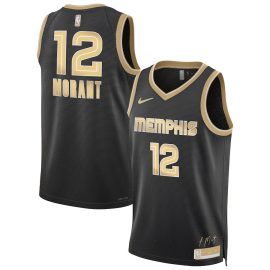 Ja Morant 12 Memphis Grizzlies Unisex Select Series Swingman Jersey - Black