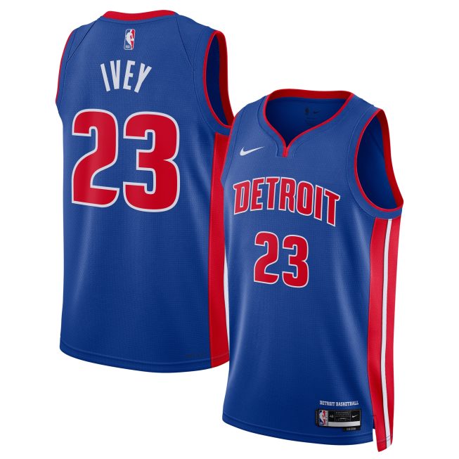 Jaden Ivey Detroit Pistons Unisex 2022 Draft First Round Pick Swingman Jersey - Icon Edition - Blue