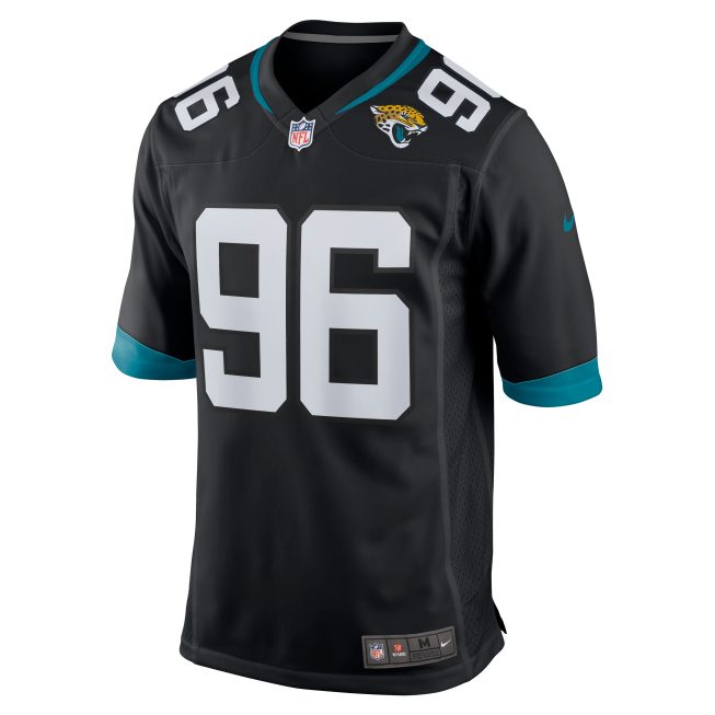 Adam Gotsis Jacksonville Jaguars Game Jersey - Black - Image 2