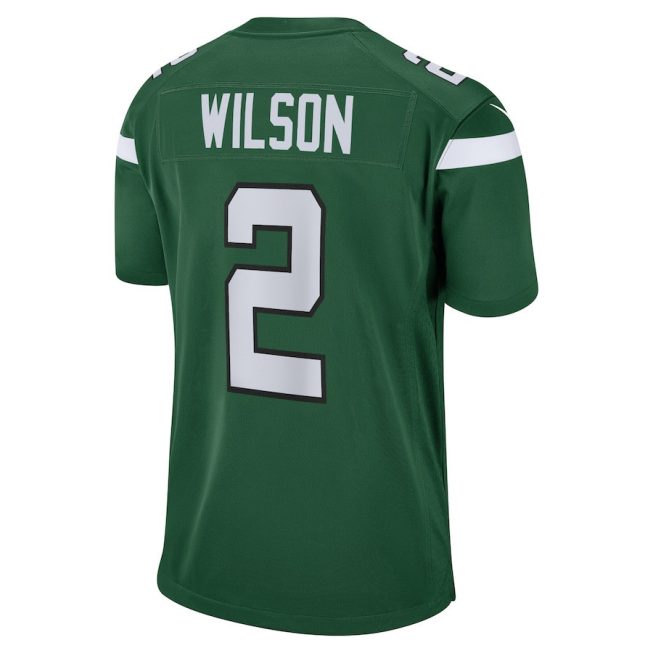 Zach Wilson 2 New York Jets YOUTH Game Jersey - Green - Image 3